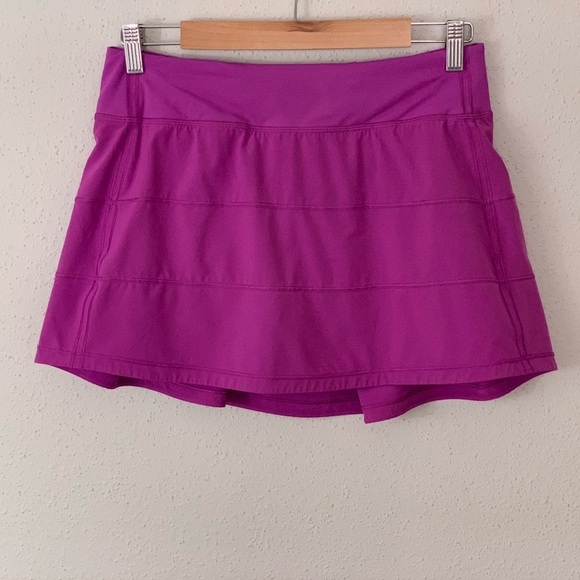 Lululemon 2022 Pace Rival Mid-Rise Skirt *Long Vivid Plum Size 6 - Picture 7 of 16